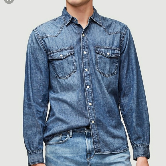 frame denim shirts